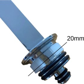 Resim Krom Mutfak Evye Batarya Için Köşeli Su Borusu Paslanmaz ve Eca Uyumlu 25X25 ( Lisinya ) 