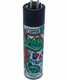 Resim Clipper Titu Market Clıpper Model Tek Pürmüz Yılan Desenli Renkli Çakmak 