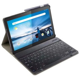 Resim Microcase Lenovo Tab M10 10.1 Tablet TB-X605F TB-X505F Bluetooth Klavyeli Standlı Kılıf - Bkk1 