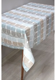 Resim Astarlı Silinebilir Pvc Muşamba Masa Örtüsü 206-a-mavi 