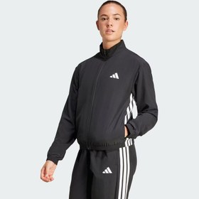Resim Adidas Train Essentials 3-Stripes Kadın Eşofman Üstü JD6539 (JD6539) 