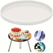 Resim LEQU 1 14In ve 50.8cm İki Büyük Boy Silikon Kalıp, Büyük Nehir Masası Reçine Kalıbı, Yuvarlak Masa, Büyük Tepsi, Masa Tabağı, Epoksi Silikon Kalıp, Yetişkin DIY Sanat ve El Sanatları Kalıbı, Ev Dekorasyonu, Depolama, Mutfak, Oturma Odası, Yatak Odası 