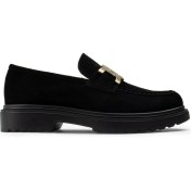 Resim Deery Süet Siyah Tokalı Kadın Loafer 