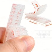 Resim 12/18 Adet Endüstriyel Çift Kilitli Bağlantı Elemanı - Mantarlı Yapışkan Tabanlı Yeniden Kapatılabilir Bant, Ağır Hizmet İçin Yapıştır ve Yapıştır, Şeffaf Tasarım, Dayanıklı Bağlayıcılar, Dış Mekan Kullanımı için Güçlü Tutuş, Tekrar Kullanılabilir Bağlantı Elemanları 