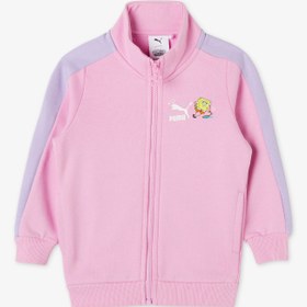 Resim Puma X Spongebob T7 Track Çocuk Mor Ceket 