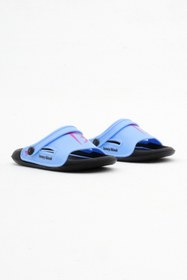 Resim Tonny Black Çocuk Unisex Mavi Poli Taban Logolu Terlik 