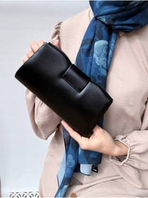 Resim Çanta Trend Kadın Özel Günlük Portföy Clutch Çanta (25*14 cm) 