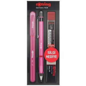 Resim Rotring Okul Seti Visuclick+Jel 0.7 MM Pembe 