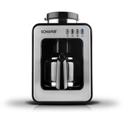 Resim Schafer Barista Öğütücülü 2 Parça Siyah Filtre Kahve Makinesi 