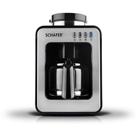Resim Schafer Barista Öğütücülü 2 Parça Siyah Filtre Kahve Makinesi 