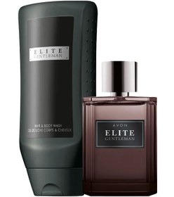 Resim Avon Elite Gentleman Erkek Parfüm ve Saç Vücut Şampuanı Paketi 