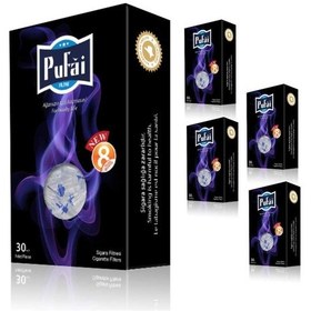 Resim Pufai Katran Süzen Filtreli Ağızlık 8 MM 30'lu x 5 Paket 