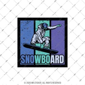 Resim Bay Etiket Hbg90 Snowboard Yazili Etiket 