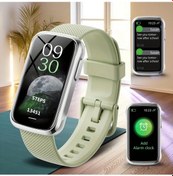 Resim Gaojunshop01 2025 Yeni Grass Green Spor Bandı Akıllı Saat Arama Mesaj Müzik Spor Modları 