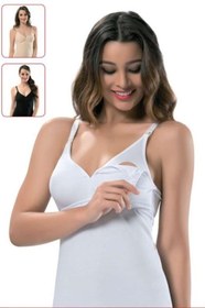 Resim Nessiworld İmer Emzirme Atleti 1268 Cream 