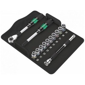 Resim Wera 8006 SC1 Zyklop Hybrid Cırcır 1/2" Lokma Seti 05004090001 