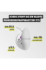 Resim markentegra Üstün Kaliteli 3 Yıldız Masa Tenisi Topları - 12'li Paket 