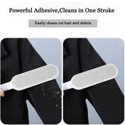Resim Pet Hair Remover, Güçlü Yapışkan, Kedi ve Köpek Saç Temizleme Fırçası, Tekrar Kullanılabilir Mobilya, Temizleme Tabanı ile Hafif Pet Lint Remover, Saç Problemlerini Kolayca Çözümlemek, Kumaşlara Zarar Vermeden Güçlü Toz Alma, Pet Saç Temizleme, Giysi Lint, Yatak Örtüsü, Kanepe Lint, Pet Yatak Matları ve Kumaş Kanepe Derin Temizleme ve Bakımı için Uygun 