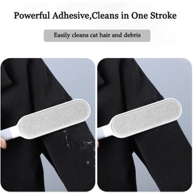 Resim Pet Hair Remover, Güçlü Yapışkan, Kedi ve Köpek Saç Temizleme Fırçası, Tekrar Kullanılabilir Mobilya, Temizleme Tabanı ile Hafif Pet Lint Remover, Saç Problemlerini Kolayca Çözümlemek, Kumaşlara Zarar Vermeden Güçlü Toz Alma, Pet Saç Temizleme, Giysi Lint, Yatak Örtüsü, Kanepe Lint, Pet Yatak Matları ve Kumaş Kanepe Derin Temizleme ve Bakımı için Uygun 