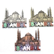 Resim İstanbul Temalı Metal Magnet Model 6 