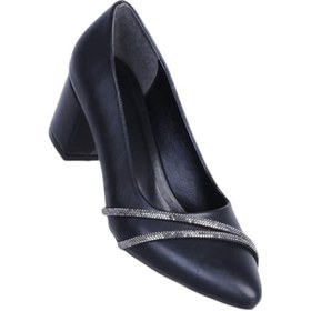 Resim Ayakcenter Pıno4 Siyah Kadın 7cm Topuklu Ayakkabı S.Siyah 