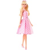 Resim Barbie Movie Pembe Elbiseli Bebek HPJ96 
