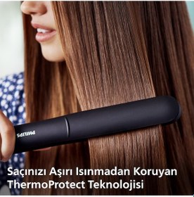 Resim Philips BHS375/00 StraightCare Essential ThermoProtect Keratinli Saç Düzleştirici 
