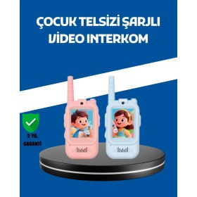 Resim Görüntülü Walkie Talkie Çocuklar Için Video Interkomlu Oyuncak 
