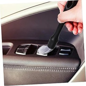 Resim BESTYASH 1 Takım Araç içi detay fırçası 3 parçalı set + 3 yedek fırça başlığı alaşım jant fırçası araç detaylandırma kiti araba dekoru temizlik fırçası araba detaylandırma kiti iç yorulmak 