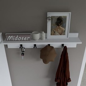 Resim Lucas Portmanto Duvar Askılığı Elbise Askılığı 90 Cm 