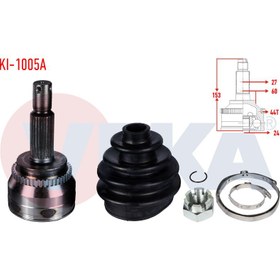 Resim Aks Kafası Sol-Sağ Ön Dıs Kıa Cerato (Ld) 1.6 Crdı Abslı 44 Dıs 27X24X60 Uzunluk 152.7MM 2004-2012 