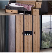 Resim Ranza, Doğa Ranza Karyola 3 Kapaklı Dolap 90 X 190 CM 