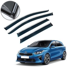 Resim Kia Ceed Hb Krom Çıtalı Cam Rüzgarlığı 2018 Sonrası 