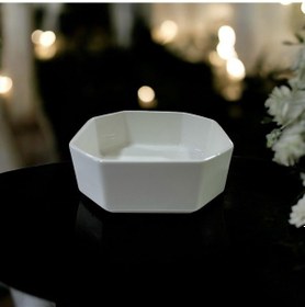 Resim Tekbir 10.5x10.5x4 Cm Porselen Sunum Tabağı Yg22-099-4 Beyaz 