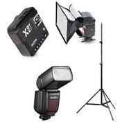 Resim Godox Tt685ıı-c Canon Flaş Full Set - X2t-c - 20x30 Softbox 
