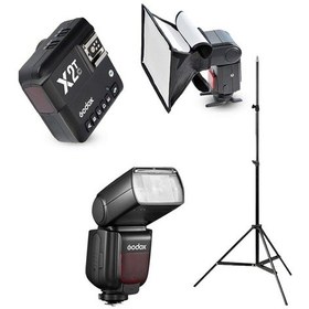 Resim Godox Tt685ıı-c Canon Flaş Full Set - X2t-c - 20x30 Softbox 