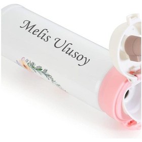 Resim Çocuklara Özel İsim Yazılı Unicorn Tasarımlı Termos Matara 