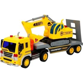 Resim Bayilik XML 1:20 Sesli ve Işıklı Transporter Taşıyıcı Tır 