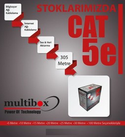 Resim Multibox Cat 6 Ethernet Kablo 305 Metre 