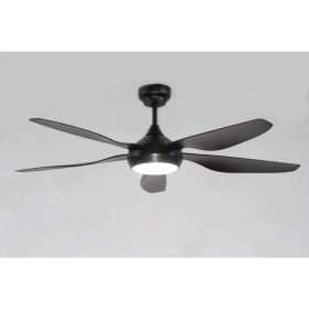 Resim Alsanfan Style Siyah Aydınlatmalı Uzaktan Kumandalı Tavan Vantilatörü 