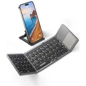 Resim Samsers Touchpadli Katlanabilir Bluetooth Klavye Bt X 1 