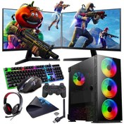 Resim ROGAME I3 10100F 16GB 240GB SSD 1TB HDD 6GB GTX1660S Çift 24" Monitörlü (Gaming SET) 