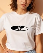 Resim Escape from evil Crop Tişört 