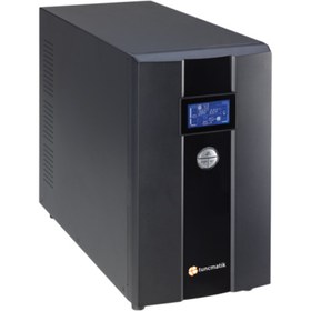 Resim Tunçmatik 1 Kva On-line Newtech Pro3 Ups Lcd Ekran 2x9ah Akü Kesintisiz Güç Kaynağı 