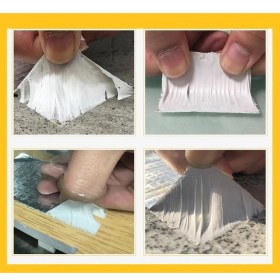 Resim Bondit Çatı Izolasyon Ses Su Yalıtım Tamir Çamur Bandı 10 cm Metre Seç 2 Metre x 10 cm 