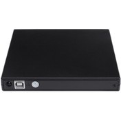 Resim Moveevo Dışarıda Takılan Usb 2.0 Dvd/cd Sürücü, 24x Cd-rom/cd-r, 8x Dvd-rw Yazıcı, Windows Ve Mac Uyumlu, Siyah 