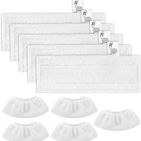 Resim Hype Store Keepow 10 Mikrofiber Bez Seti, Buharlı Temizleyici Aksesuarı, Sc 2, Sc 3, Sc 4, Sc 5, Yıkanabilir Bezler (5 Zemin Başlığı + 5 El Başlığı) 