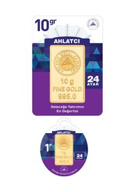 Resim Ahlatcı Kuyumculuk 24 Ayar Külçe Altın 10 + 1 G 
