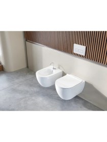 Resim Turkuaz City Rimless Asma Klozet 