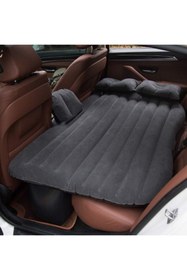 Resim Rever Şişme Yatak Araç İçi Yatak Araba Yatağı Pompa ve Yastık Setli 